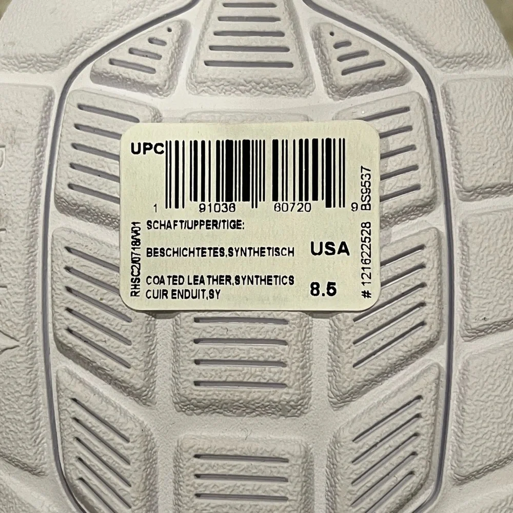 NEW, NEVER WORN, IN BOX. Men’s White Reebok, 8.5, WALK ULTRA 6 DMX MAX 2E - Picture 2 of 7